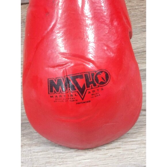 Macho Martial Arts Sparring Gloves Red  Karate Left Hand Adult Sporting Goods - Picture 6 of 6
